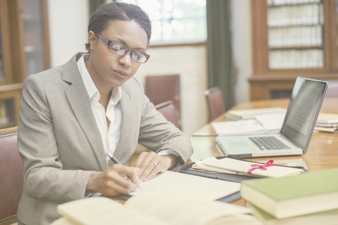 A lawyer engaged in legal practice management