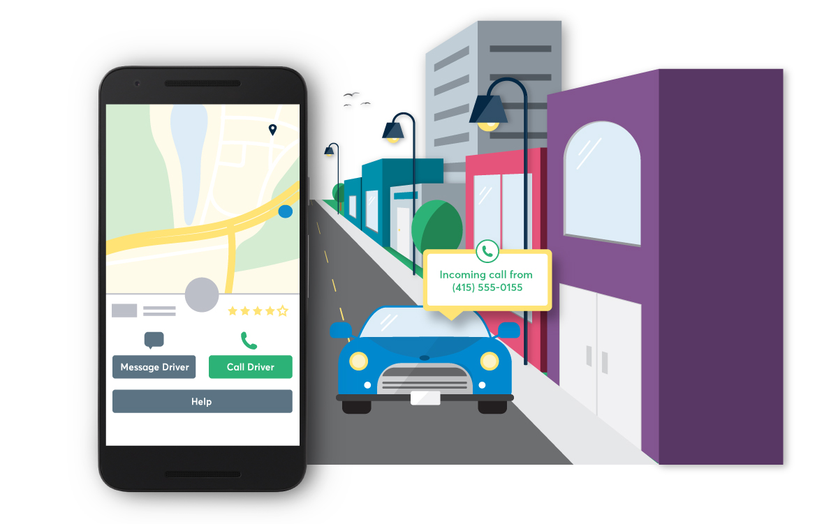 Real-time communications Real-time communications use-voice-messaging-for-car-hail