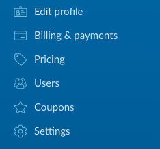 Nexmo dashboard access control