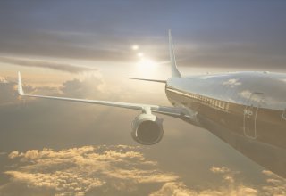 An airline uses customer relationship management as they fly a plane to its destination