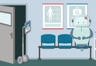 Nexi waits for his Telehealth appointment