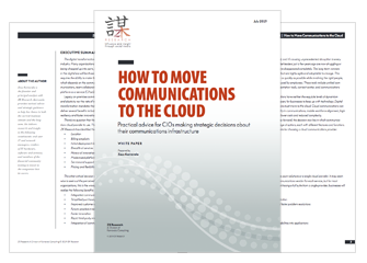 Communications Transformation Whitepaper Pages
