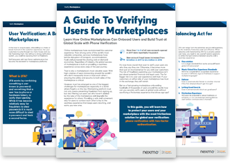 Verifying Users in Marketplaces Pages