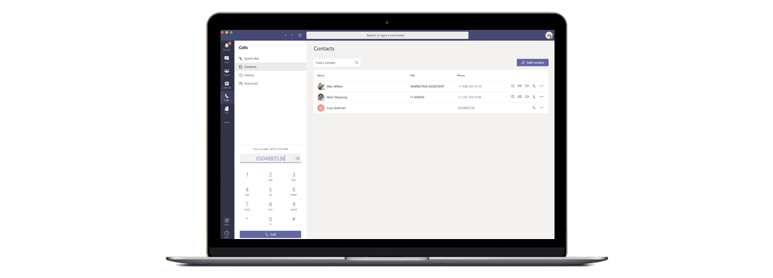 Vonage for Microsoft Teams