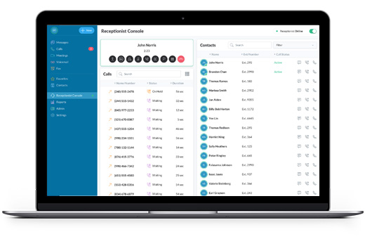 Receptionist Console Laptop